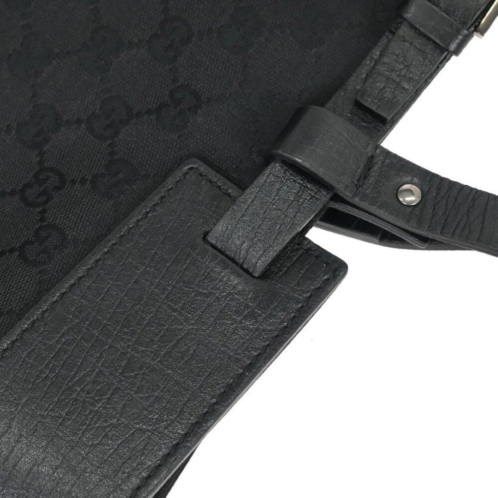 Gucci Black Canvas GG Tote Handbag - Picture 3 of 10